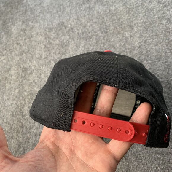 Chicago Bulls Hat - Snapback Cap Hardwood Classics NBA Basketball Black NEW ERA - Picture 5 of 10